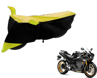 Flipkart SmartBuy Two Wheeler Cover for Yamaha(YZF R1, Black, Yellow)