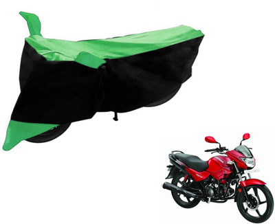 Flipkart SmartBuy Two Wheeler Cover for Hero(Glamour FI, Black, Green)
