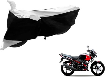 Flipkart SmartBuy Two Wheeler Cover for Yamaha(Gladiator, Black, Silver)