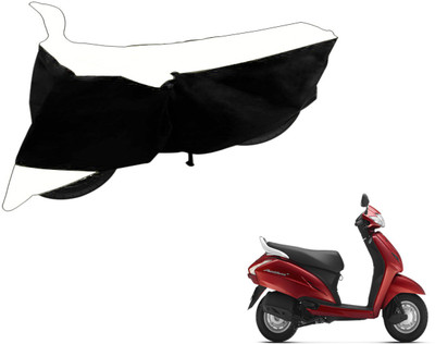 Flipkart SmartBuy Two Wheeler Cover for Honda(Activa 125, Black, White)