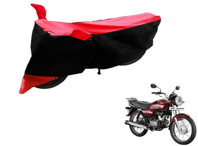 Flipkart SmartBuy Two Wheeler Cover for Hero(HF Dawn, Black, Red)