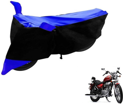Flipkart SmartBuy Two Wheeler Cover for Royal Enfield(Thunderbird 500, Black, Blue)