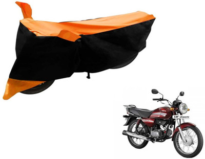 Flipkart SmartBuy Two Wheeler Cover for Hero(HF Dawn, Black, Orange)