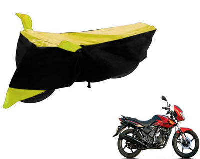 Flipkart SmartBuy Two Wheeler Cover for TVS(Flame DS 125, Black, Yellow)