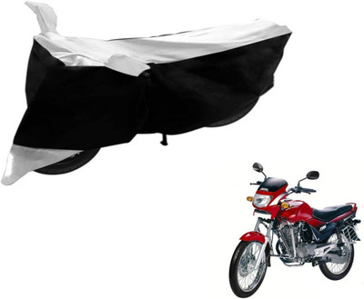 Flipkart SmartBuy Two Wheeler Cover for Hero(Ambition, Black, Silver)