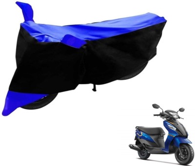 Flipkart SmartBuy Two Wheeler Cover for Suzuki(Let's, Black, Blue)