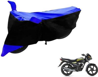 Flipkart SmartBuy Two Wheeler Cover for TVS(Star City, Black, Blue)