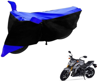 Flipkart SmartBuy Two Wheeler Cover for Suzuki(GSX, Black, Blue)
