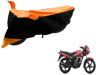 Flipkart SmartBuy Two Wheeler Cover for TVS(Sport, Black, Orange)