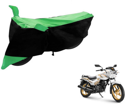 Flipkart SmartBuy Two Wheeler Cover for TVS(Star City, Black, Green)