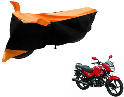 Flipkart SmartBuy Two Wheeler Cover for Hero(Glamour FI, Black, Orange)