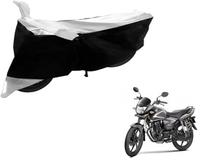 Flipkart SmartBuy Two Wheeler Cover for Honda(CB Shine, Black, Silver)