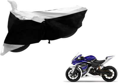 Flipkart SmartBuy Two Wheeler Cover for Yamaha(YZF R25, Black, Silver)