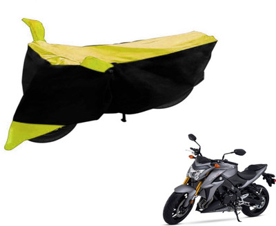Flipkart SmartBuy Two Wheeler Cover for Suzuki(GSX, Black, Yellow)