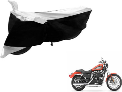 Flipkart SmartBuy Two Wheeler Cover for Harley Davidson(XL 883, Black, Silver)