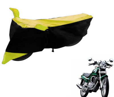 Flipkart SmartBuy Two Wheeler Cover for TVS(Fiero F2, Black, Yellow)
