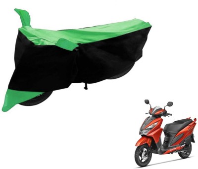 Flipkart SmartBuy Two Wheeler Cover for Honda(Grazia, Black, Green)