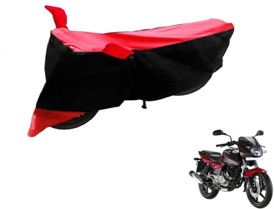 Flipkart SmartBuy Two Wheeler Cover for Bajaj(Pulsar 180 DTS-i, Black, Red)