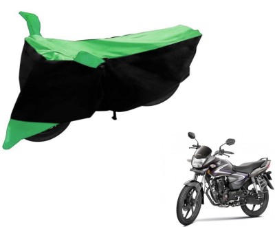 Flipkart SmartBuy Two Wheeler Cover for Honda(CB Shine, Black, Green)