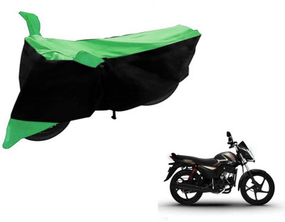 Flipkart SmartBuy Two Wheeler Cover for Mahindra(Pantero, Black, Green)