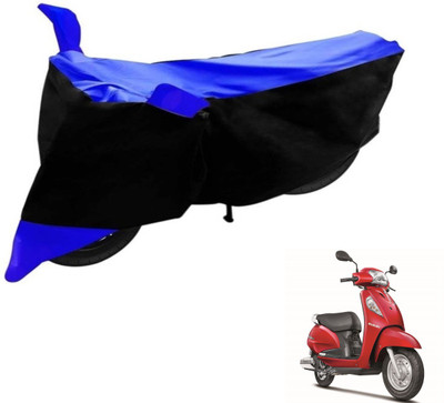 Flipkart SmartBuy Two Wheeler Cover for Suzuki(Access SE, Black, Blue)