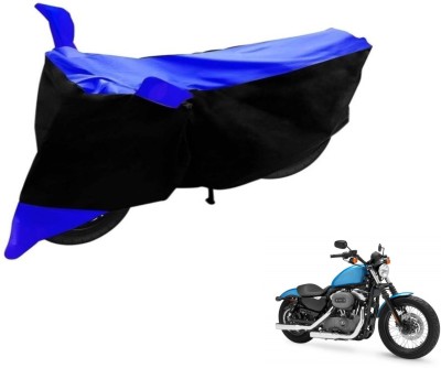 Flipkart SmartBuy Two Wheeler Cover for Harley Davidson(XL 1200, Black, Blue)