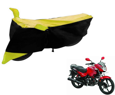 Flipkart SmartBuy Two Wheeler Cover for Hero(Glamour FI, Black, Yellow)
