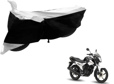 Flipkart SmartBuy Two Wheeler Cover for Yamaha(SZ R, Black, Silver)