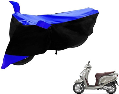 Flipkart SmartBuy Two Wheeler Cover for Honda(Aviator, Black, Blue)
