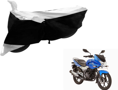 Flipkart SmartBuy Two Wheeler Cover for Bajaj(Discover 150 f, Black, Silver)
