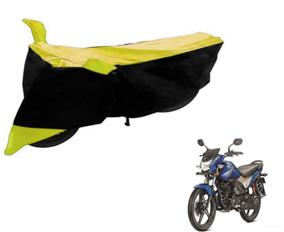 Flipkart SmartBuy Two Wheeler Cover for Honda(CB Shine, Black, Yellow)