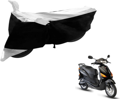 Flipkart SmartBuy Two Wheeler Cover for Hero(Electric Optima, Black, Silver)