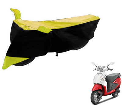 Flipkart SmartBuy Two Wheeler Cover for Hero(Pleasure, Black, Yellow)