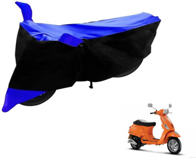 Flipkart SmartBuy Two Wheeler Cover for Universal For Bike(Vespa SXL, Black, Blue)