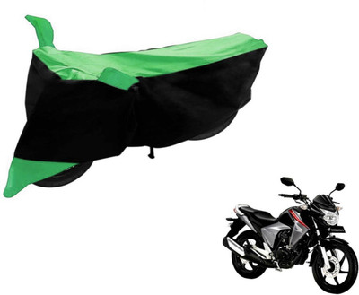 Flipkart SmartBuy Two Wheeler Cover for Honda(Unicorn Dazzler, Black, Green)