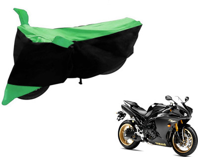 Flipkart SmartBuy Two Wheeler Cover for Yamaha(YZF R1, Black, Green)