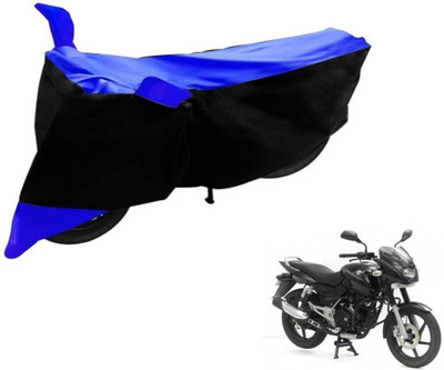 Flipkart SmartBuy Two Wheeler Cover for Bajaj(Pulsar, Black, Blue)