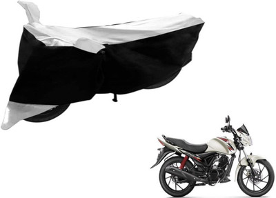 Flipkart SmartBuy Two Wheeler Cover for Suzuki(Sling Shot Plus, Black, Silver)