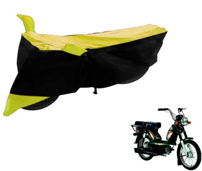 Flipkart SmartBuy Two Wheeler Cover for TVS(Heavy Duty Super XL, Black, Yellow)