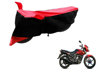 Flipkart SmartBuy Two Wheeler Cover for TVS(Flame DS 125, Black, Red)