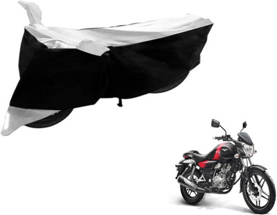 Flipkart SmartBuy Two Wheeler Cover for Bajaj(V 150, Black, Silver)