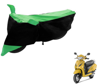 Flipkart SmartBuy Two Wheeler Cover for Honda(Activa 5G, Black, Green)