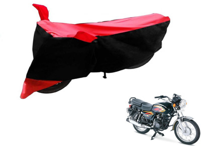 Flipkart SmartBuy Two Wheeler Cover for TVS(Max 4R, Black, Red)