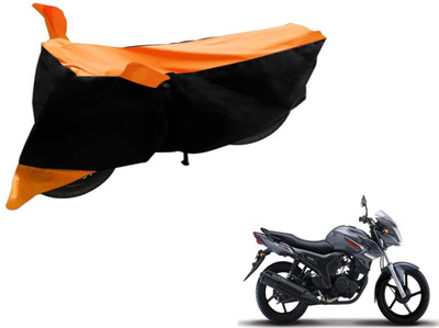 Flipkart SmartBuy Two Wheeler Cover for Yamaha(SZ-S, Black, Orange)