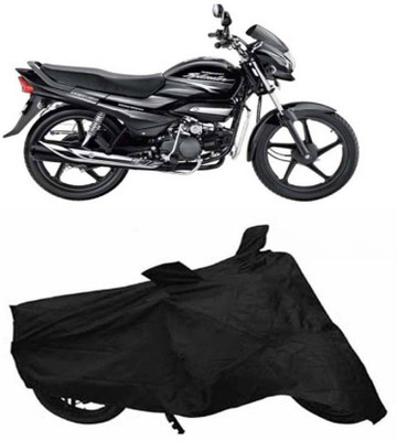 AutoRetail Two Wheeler Cover for Hero(Super Splendor, Black)