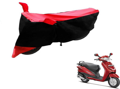 Flipkart SmartBuy Two Wheeler Cover for Hero(Duet, Black, Red)