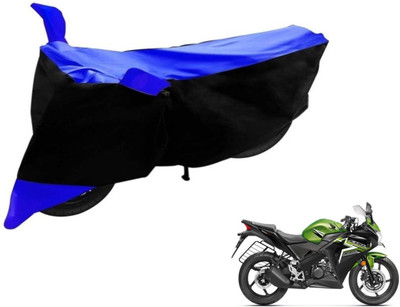Flipkart SmartBuy Two Wheeler Cover for Honda(CBR 150R, Black, Blue)