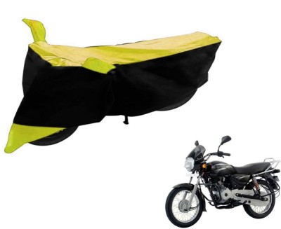 Flipkart SmartBuy Two Wheeler Cover for Bajaj(Boxer, Black, Yellow)