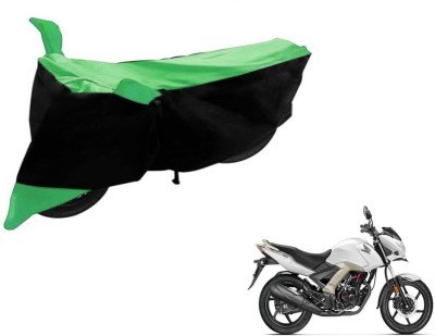 Flipkart SmartBuy Two Wheeler Cover for Honda(CB Unicorn, Black, Green)