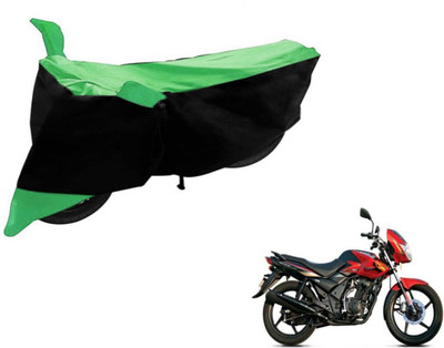 Flipkart SmartBuy Two Wheeler Cover for TVS(Flame DS 125, Black, Green)